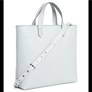 Madewell Transport Inset Zip Crossbody Bag Blue